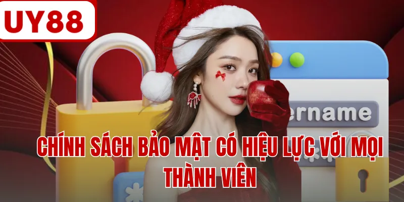 Chính sách bảo mật có hiệu lực với mọi thành viên Chính sách bảo mật có hiệu lực với mọi thành viên